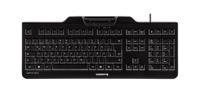 CHERRY KC 1000 SC toetsenbord Kantoor USB QWERTY Spaans Zwart - thumbnail