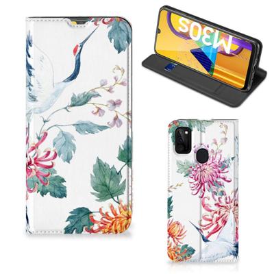 Samsung Galaxy M30s | M21 | Hoesje maken | Bird Flowers