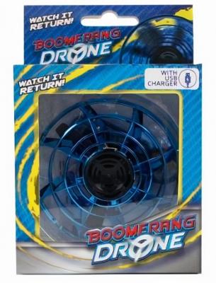 Toys Amsterdam boomerang drone met USB oplader blauw 2 delig S Toys Amsterdam boomerang drone met USB oplader blauw 2 delig S