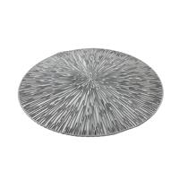 Basic Ronde placemat 38 cm zilver - thumbnail