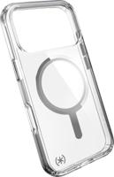 Speck Presidio Perfect Clear voor iPhone 17 Pro Case, MagSafe-compatibel, dun beschermhoes, helder/helder/zilver - thumbnail