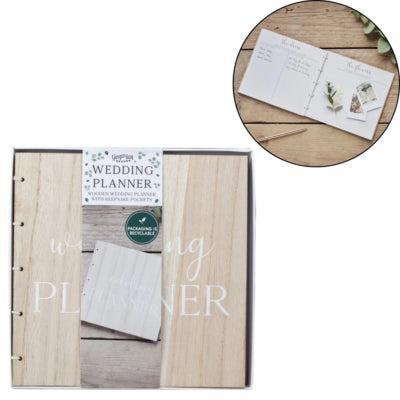 Ginger Ray weddingplanner hout 20,5 cm | 10 stuks