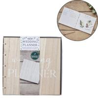 Ginger Ray weddingplanner hout 20,5 cm | 10 stuks - thumbnail