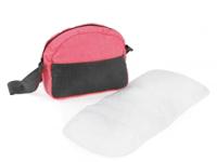 Bayer Chic Poppenluiertas (donkerroze/grijs) - thumbnail