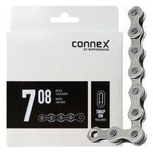 Connex Nikkel-beklede 708 fietskettingslot atb/trekking/stad/touring Connex Nikkel-beklede 708 fietskettingslot atb/trekking/stad/touring