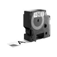 Dymo D1 Tape Cassette 24mm x 7m zwart op wit 53713 - thumbnail
