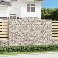 Schanskorf gewelfd 300x30x200/220 cm gegalvaniseerd ijzer - thumbnail