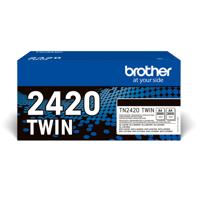 Brother Tonercassette TN-2420TWIN TN2420TWIN Origineel Zwart 3000 bladzijden - thumbnail