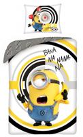 Minions Dekbedovertrek Bana na nana na- 140 x 200 cm - Katoen - thumbnail