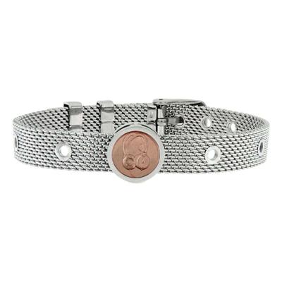 Armband Uniseks Deejay Talent Jewels TJA-4-05-02-1-235 Zilverkleurig
