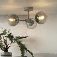 its about RoMi Plafondlamp 'Aspen' 3-lamps, kleur Lichtgrijs - thumbnail