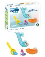 PLAYMOBIL Junior 71689 Waterglijbaan en zeedieren Inclusief personage, dieren en accessoires - Leeftijd 18 maanden - thumbnail