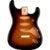 Fender Classic Series 60's Stratocaster SSS Alder Body 3-Color Sunburst losse elzenhouten body voor elektrische gitaar