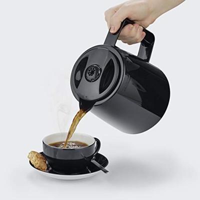 Severin KA 9307 Koffiezetapparaat Zwart Capaciteit koppen: 8 Met thermoskan