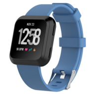 Fitbit Versa 1 / 2 & Lite rubberen sport bandje - Blauw