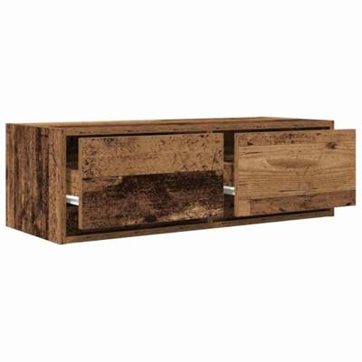 Tv-meubels 2 st 80x31x25,5 cm bewerkt hout oud houtkleurig
