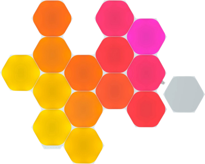 Nanoleaf lichtpanelen hexagon starterskit (15 stuks)