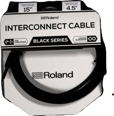 Roland RCC-15-TRXF Black Series XLR female-TRS jack male 4.5m - thumbnail