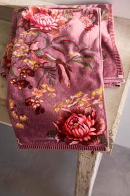 Pip Studio Pip Studio Secret Garden Douchelaken Mauve 70x140 cm