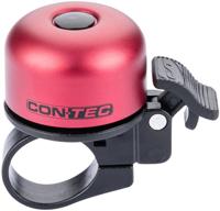 CONTEC mini fietsbel "bing" ct mini bell bing matt red - thumbnail