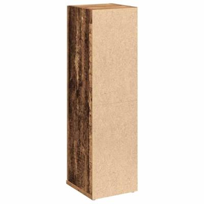 Badkamerkast met rolhouder 20,5x22x72 cm oud houtkleurig Badkamerkast met rolhouder 20,5x22x72 cm oud houtkleurig