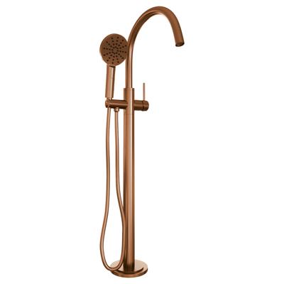 Vrijstaande Badkraan Brauer Copper Met Handdouche Rond Koper Vrijstaande Badkraan Brauer Copper Met Handdouche Rond Koper