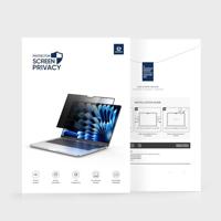 Dux Ducis MacBook Air/Pro 13 inch (2016-2021) Glazen Screenprotector Privacy - Zwart - thumbnail