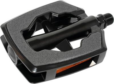 UNION Marwi pedaalset sp-890 sandblock grijs aluminium glans zwart