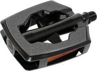 UNION Marwi pedaalset sp-890 sandblock grijs aluminium glans zwart - thumbnail