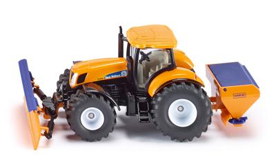 Siku 2940 Tractor with ploughing plate and salt spreader