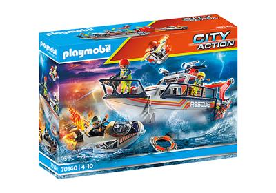 Playmobil 70140 Redding Op Zee: Brandbestrijdings Missie Met Playmobil 70140 Redding Op Zee: Brandbestrijdings Missie Met