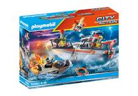 Playmobil 70140 Redding Op Zee: Brandbestrijdings Missie Met - thumbnail
