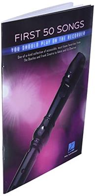 Hal Leonard First 50 Songs You Should Play on Recorder songboek voor blokfluit