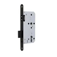 PC magnetisch slot, PC/72mm, 20mm voorplaat rond, zwart - thumbnail