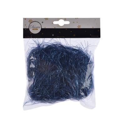 Lamettahaar Gestanst Blauw