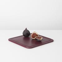 Brabantia Tasty+ Snijplank 25x0.8x25 cm Aubergine Rood - thumbnail