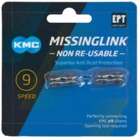 KMC sluitschakel missinglink 9nr ept zilver 6.6mm 9v (2) - thumbnail