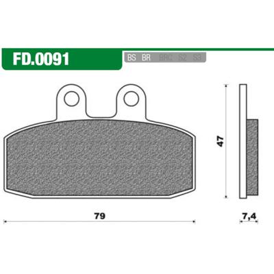 Newfren Remblokset fd0091