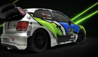 Absima 1:12 RC auto Elektro Rallywagen 1:12 EP Rally Car Speed Demon 4WD BL RTR Wit Brushless 4WD RTR 2,4 GHz Incl. accu en lader