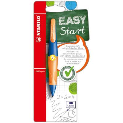 STABILO EASYergo 1.4, ergonomische vulpotlood, linkshandig, ultramarine/neon oranje, per stuk STABILO EASYergo 1.4, ergonomische vulpotlood, linkshandig, ultramarine/neon oranje, per stuk