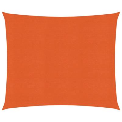 VidaXL Zonnezeil 160 g/m² 2x2,5 m hdpe oranje