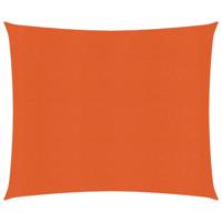 VidaXL Zonnezeil 160 g/m² 2x2,5 m hdpe oranje - thumbnail