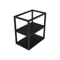 Frame tbv Arqua Onderkast Aluminium Mat Zwart - thumbnail