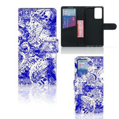 Telefoonhoesje met Naam Xiaomi Redmi Note 10 Pro Angel Skull Blauw Telefoonhoesje met Naam Xiaomi Redmi Note 10 Pro Angel Skull Blauw