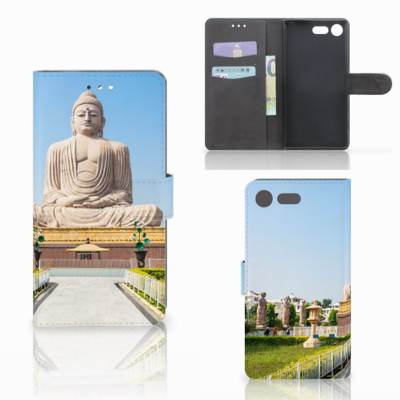 Sony Xperia XZ Premium Flip Cover Boeddha Sony Xperia XZ Premium Flip Cover Boeddha