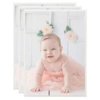 VidaXL Fotolijsten 3 st voor wand of tafel 18x24 cm mdf zilverkleurig - thumbnail