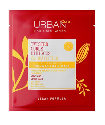 Urban Care Twisted Curls Hibiscus & Shea Butter Pre-Wash Hair Mask