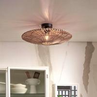GOOD&MOJO Plafondlamp 'Zanzibar' Rotan, 55cm, kleur Naturel - thumbnail