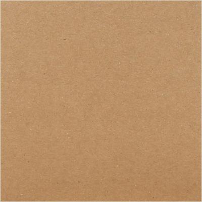 Creativ Company Kaarten en enveloppen, afmeting kaart 15x15 cm, afmeting envelop 16x16 cm, 120+240 gr, naturel, 50 set/ 1 doos