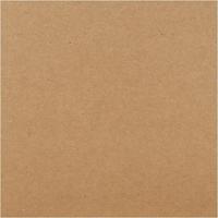 Creativ Company Kaarten en enveloppen, afmeting kaart 15x15 cm, afmeting envelop 16x16 cm, 120+240 gr, naturel, 50 set/ 1 doos - thumbnail